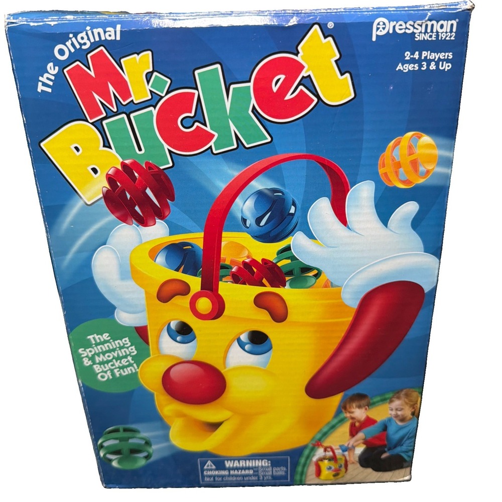Pressman 2017 The Original Mr Bucket Moving Bucket Game - Complete